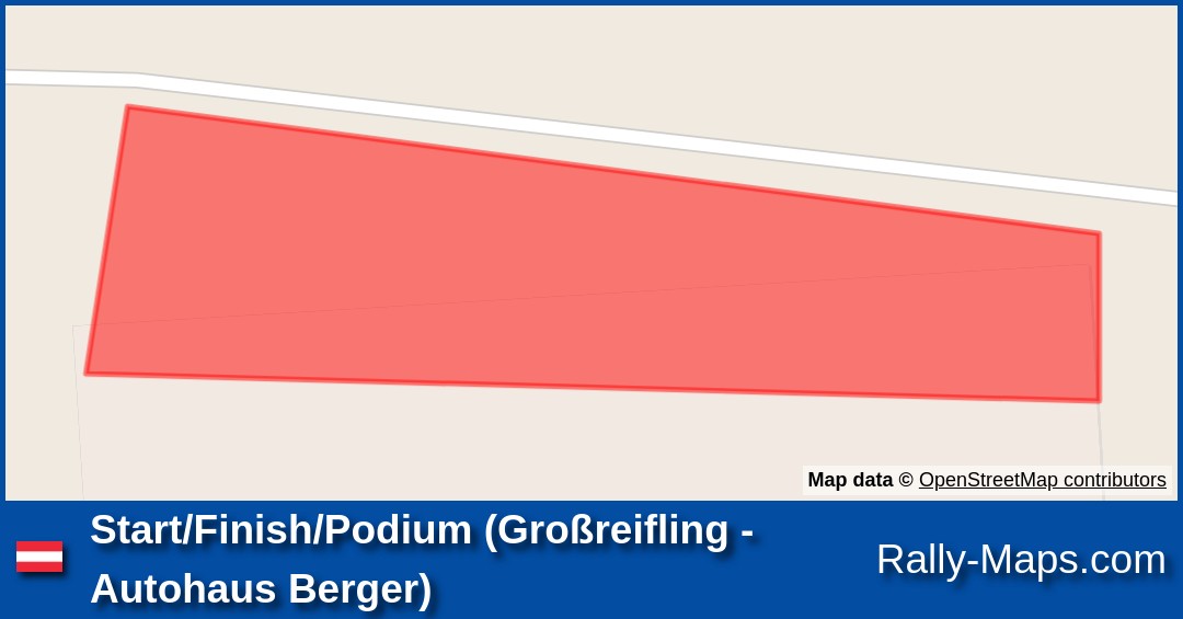 Karte Start/Ziel/Podium (Großreifling - Autohaus Berger) 🌍 Austrian