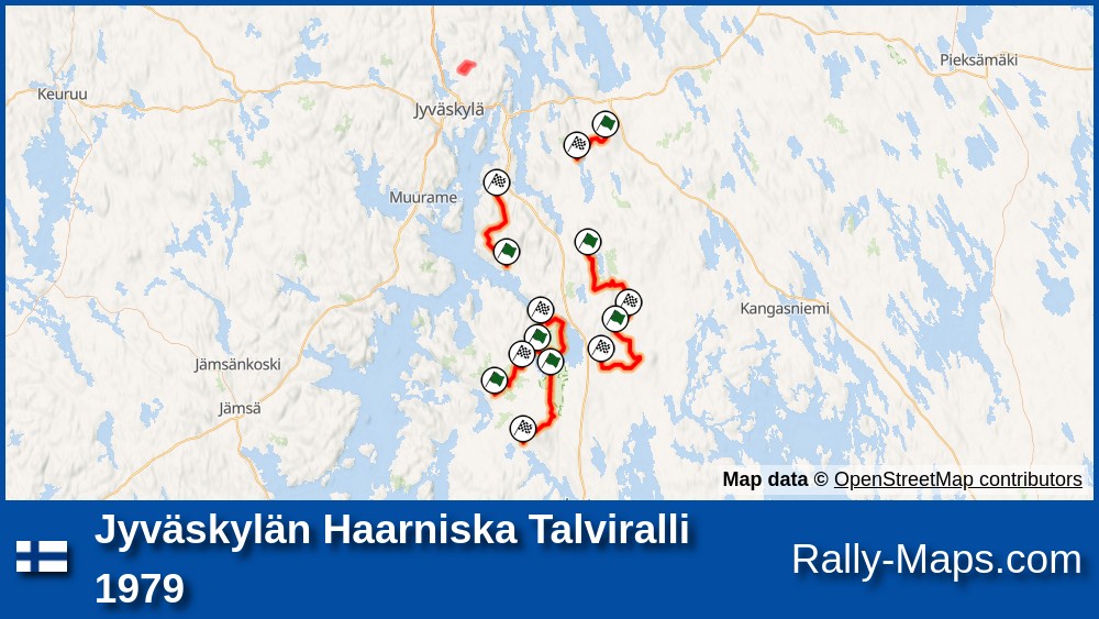 Maps | Jyväskylän Haarniska Talviralli 1979 [RALLI-SM] 