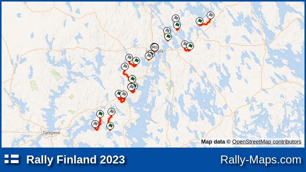 Maps | Rally Finland 2023 [WRC] 