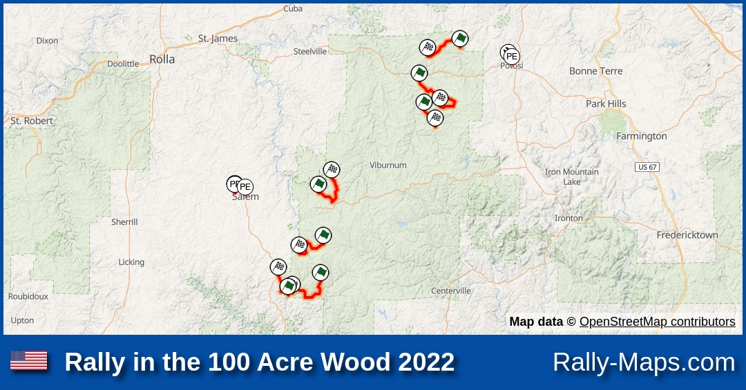 Maps Rally in the 100 Acre Wood 2022 [ARA]