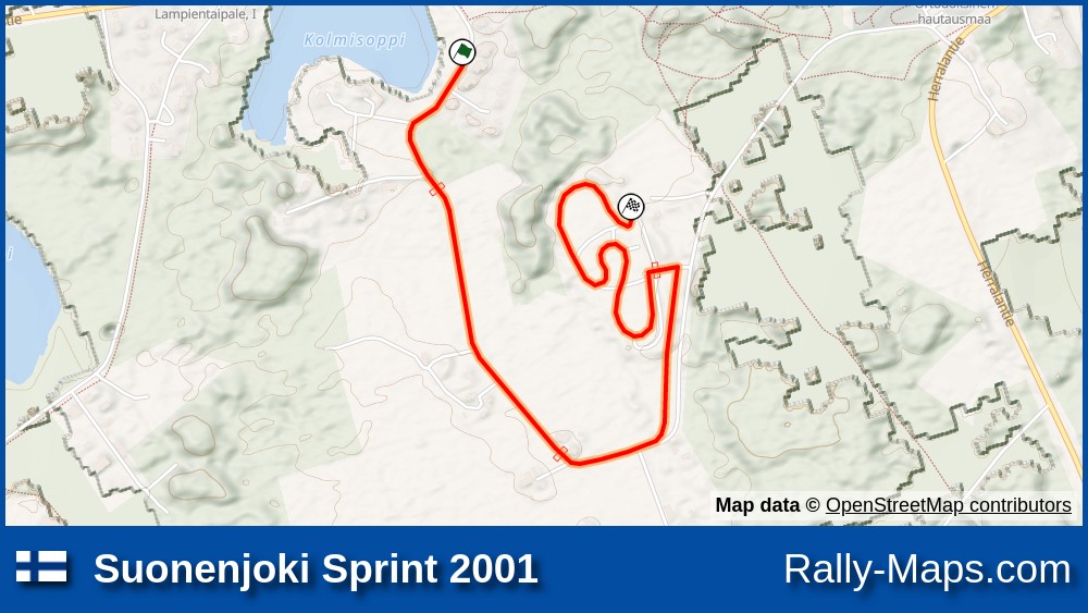 Maps | Suonenjoki Sprint 2001 