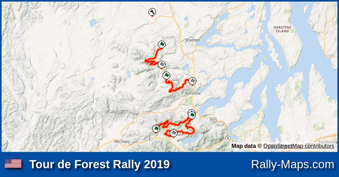 Maps Tour de Forest Rally 2019